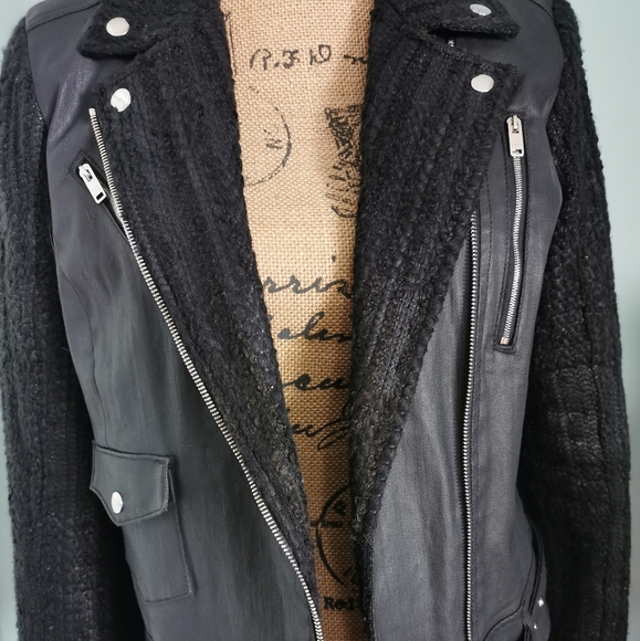 7 for All Mankind Mahalia Kent Moto Style Jacket - Picture 4 of 4